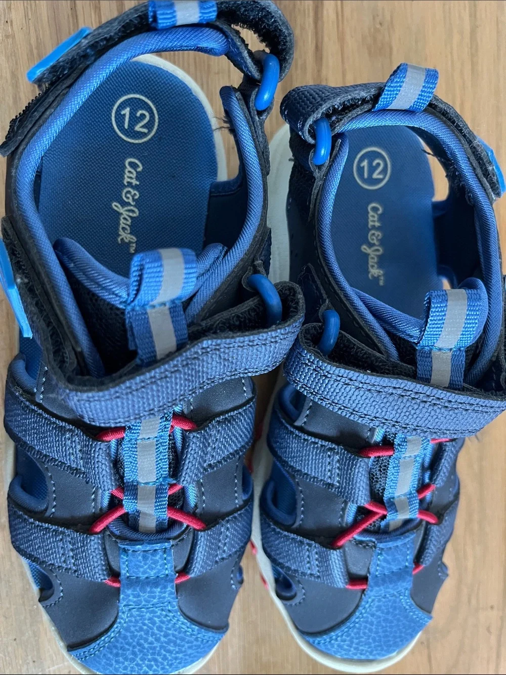 Cat & Jack Navy and Bright Blue Kids Closed-Toe Sport Sandals